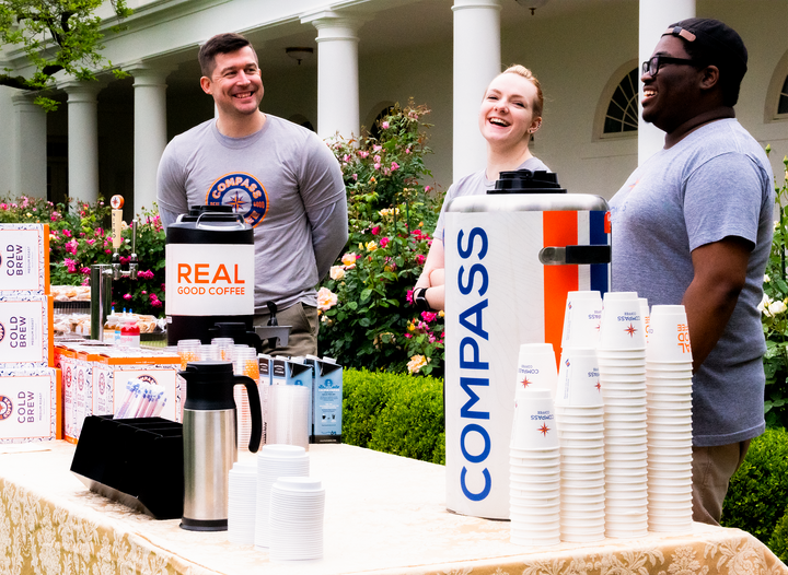 Compass Coffee On-Site Service at the White House
