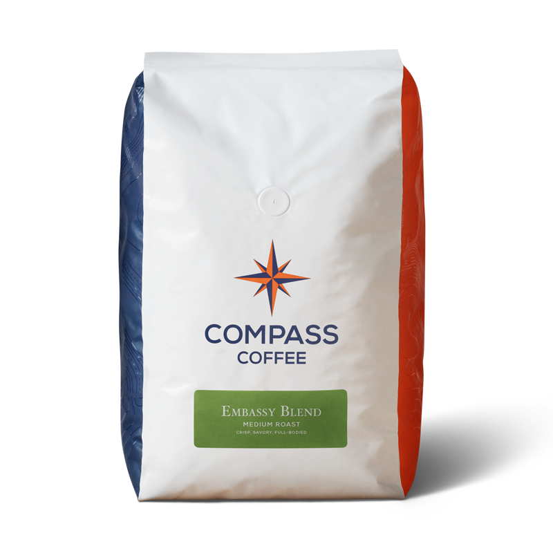 Embassy Blend 5lb Bag Medium Roast Compass Coffee