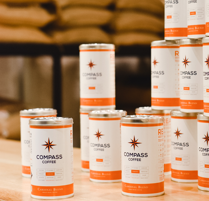 Cardinal 12oz tin whole bean