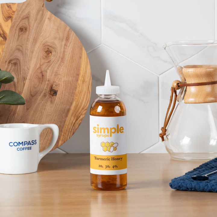 compass coffee simple syrups all natural coffee flavors 16oz bottles