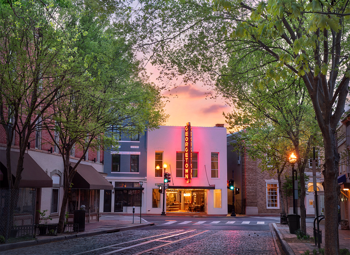 Compass Coffee Georgetown Cafe at Sunrise