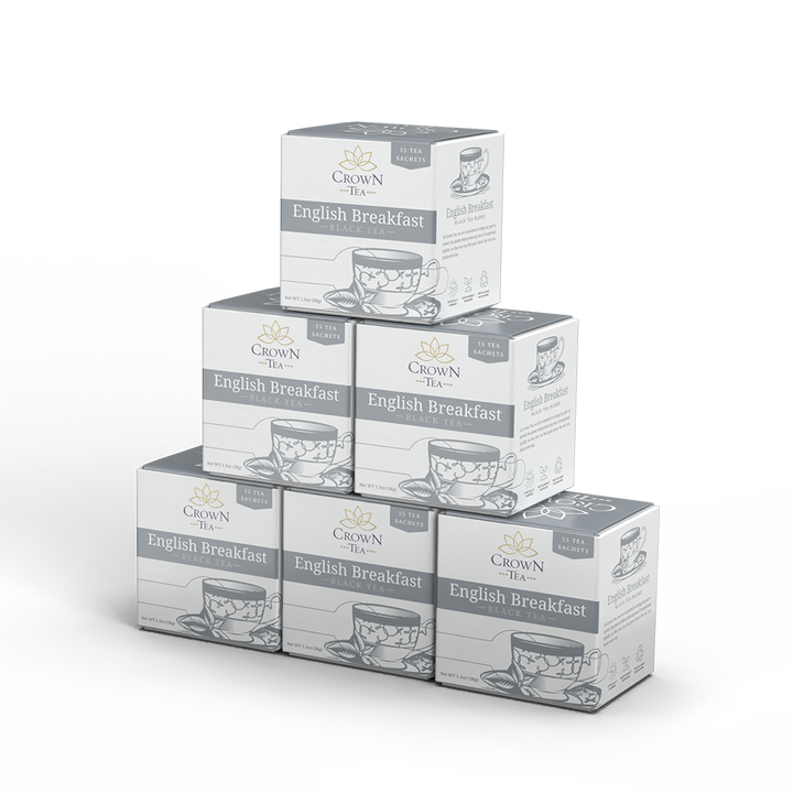 Compass Coffee English Breakfast Black Tea 6 Pack