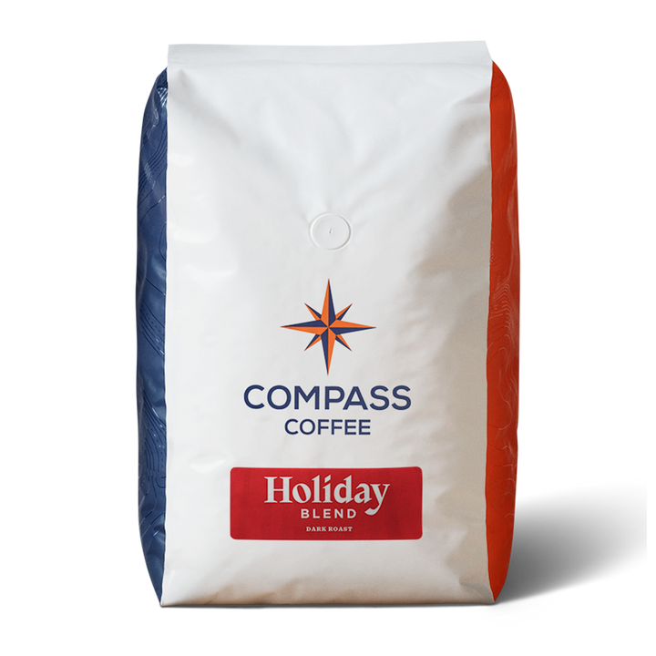 Compass Coffee DC Holiday Blend Dark Roast 5lb bag