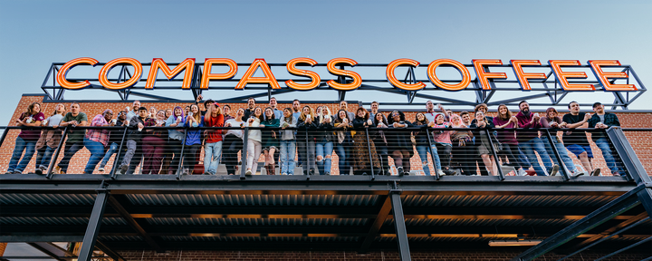 compass coffee ivy city roastery with team