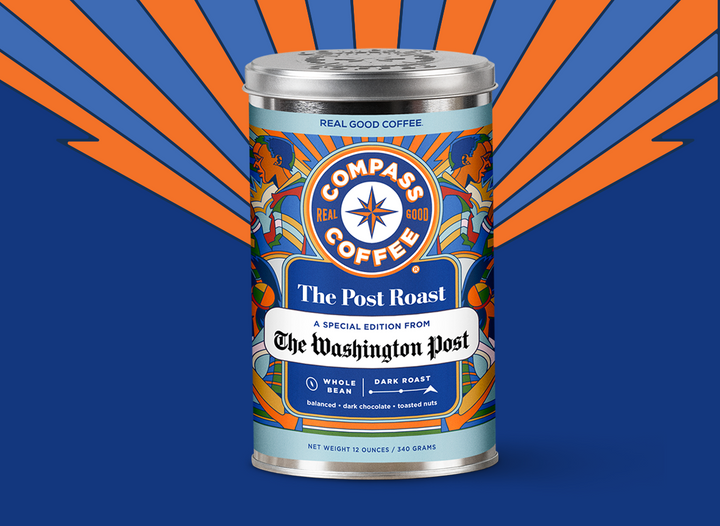 An iconic pairing between Compass Coffee and the Washington Post
