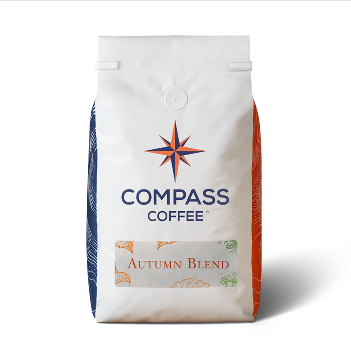 Autumn blend 2lb bag dark roast Compass Coffee DC